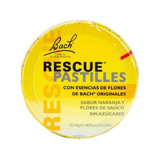 Caramelo Rescue Bach de naranja y saúco 50g Dr. Bach