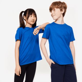 Camiseta Múltiples Deportes Niños Azul Algodón Mixta.123 130cm 7 8A Azul