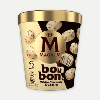 Magnum Bonbon White Chocolate & Cookies 12u