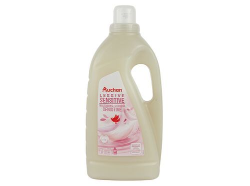 DETERGENTE ROUPA MÁQUINA LÍQUIDO AUCHAN SENSITIVE 37 DOSES