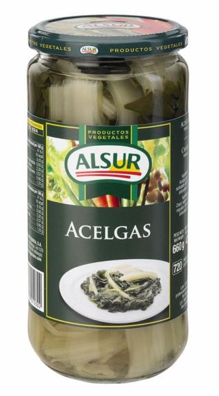 Acelgas Alsur Frasco 660Gr 425Gne