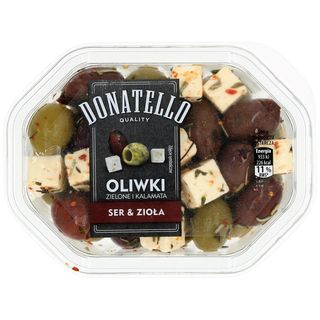 Donatello Oliwki zielone i Kalamata ser & zioła 150 g