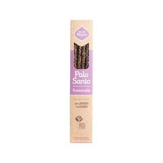 Incienso Palo Santo con Lavanda 8 Varillas Sagrada Madre