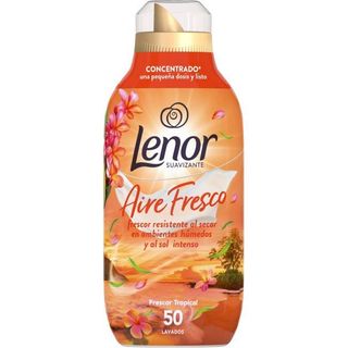 Suaviazante Frescor Flor Tropical Lenor, Botella 50 Dosis