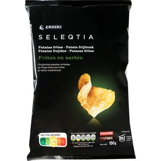 Patata Frita Crujiente Eroski Seleqtia, Bolsa 150 Gr. (25557190)