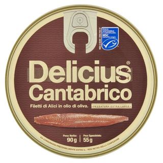 Delicius Cantabrico Filetti Di Alici In Olio Di Oliva 90 G - 141371