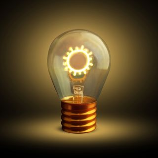 Lampadina decorativa led Sole - ricaricabile