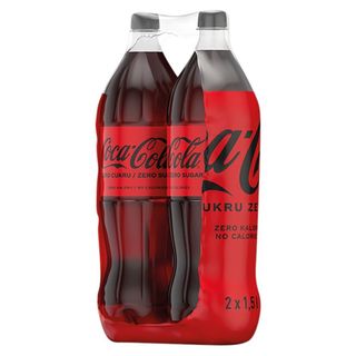 Coca-Cola zero Napój gazowany 2 x 1,5 l