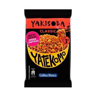 GALLINA BLANCA Fideos Orientales Yakisoba Clásico Bolsa, 93G