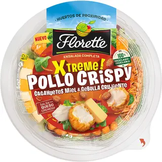 Ensalada Completa Xtreme Pollo Crispy, Bol 210 G