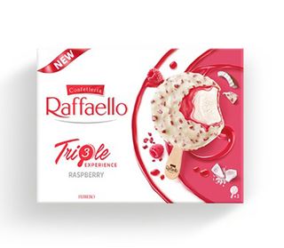 Raffaello raspberry helado bombon 3 x 60 ml