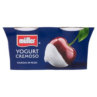 Müller Yogurt Cremoso Ciliegia In Pezzi 2 X 125 G