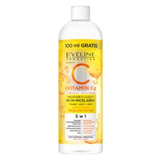 Eveline Płyn micelarny rozświetlający, Vitamin Cg, 500 ml