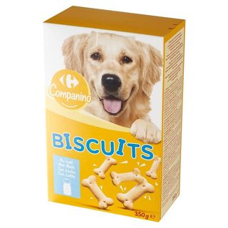 Carrefour Companino Biscuits Karma uzupełniająca dla psów 350 g