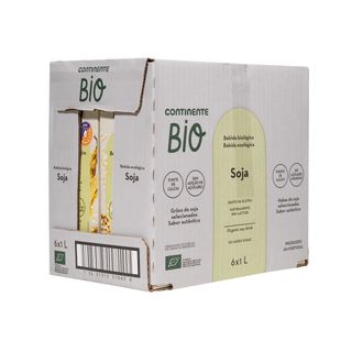 Bebida Vegetal de Soja Continente Bio (emb. 6 x 1 lt)