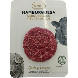 Hamburguesa De Cerdo Ibérico Y Black Angus Noel, Bandeja 150 Gr. (24171969)
