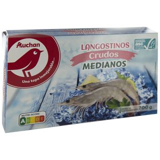 Langostinos Medianos 35 / 45 Crudos y Ultracongelados Alcampo 700 G