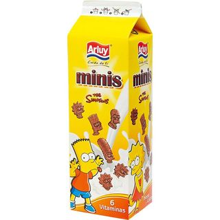 ARLUY Galleta Mini Simpsons De Cacao 275 G
