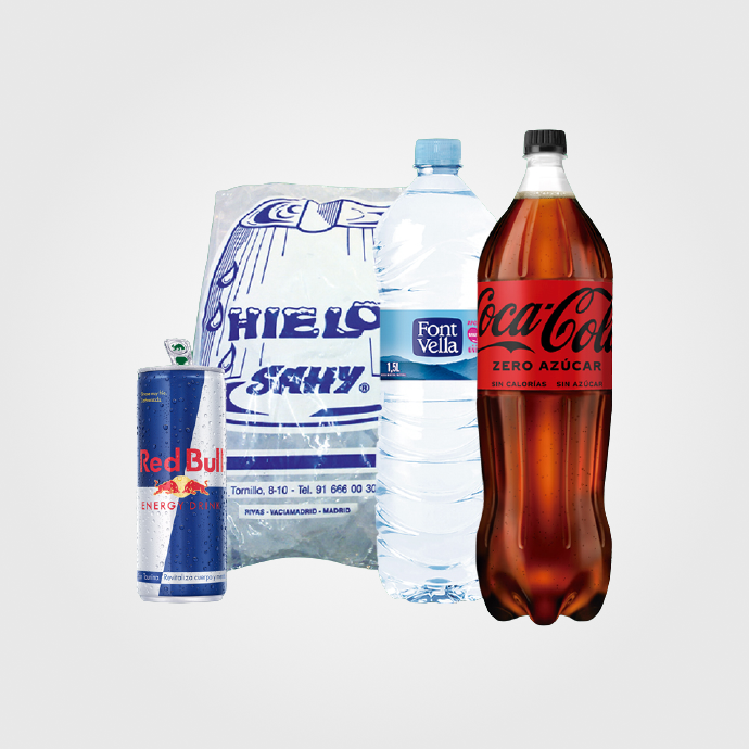 Aguas, Refrescos y Hielo