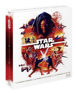 Trilogía Star Wars Episodios 1-3 - Blu-Ray (8717418605667)