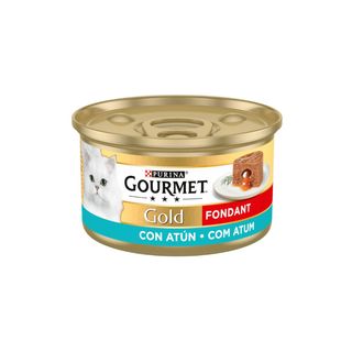 Gourmet Gold Fondant Con Atún En Paté Lata Para Gatos 0.085Kg