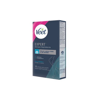 Veet Expert Strisce Corpo Pelli Sensibili 12 Strisce - 000303278