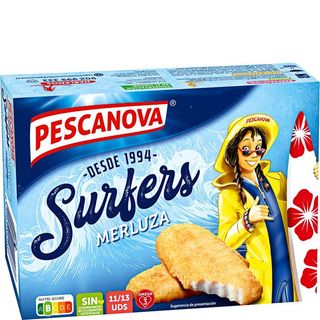 PESCANOVA Surfers De Merluza Congelados 400 G