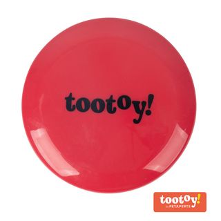Tootoy! Flying disc Red Frisbee Rojo para perros