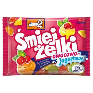 nimm2 Śmiejżelki owoc-jogurt żelki owocowe z witaminami 100g