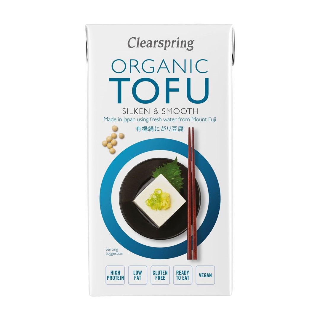 Tofu Bio Firme e Aveludado 300 Gramas Clearspring