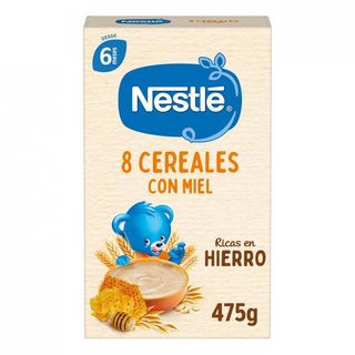 Papilla 8 Cereales Con Miel Nestle 475 Gr.