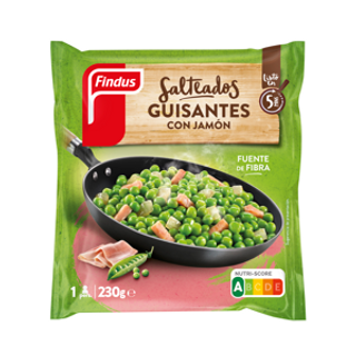FINDUS Salteados Guisantes Con Jamon 230G Findus