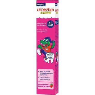 Dentífrico Infantil 6-12 Años Fresa Licor Del Polo, Tubo 75 Ml. (13283643)