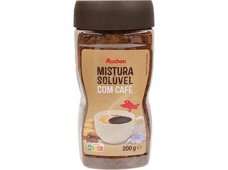 MISTURA SOLÚVEL AUCHAN:20% CAFÉ 200G