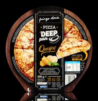 Pizza Deep Pan Queijos Pingo Doce 500G