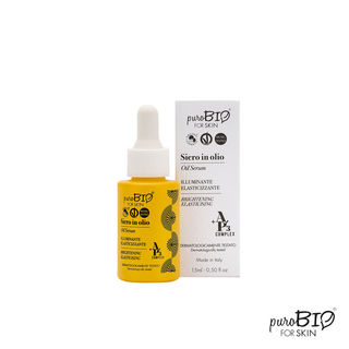 Serum Facial Iluminador Elastizante Purobio For Skin 15 Ml.