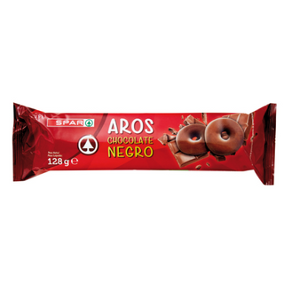 Galleta Spar Aros Chocol.Negro 128Gr