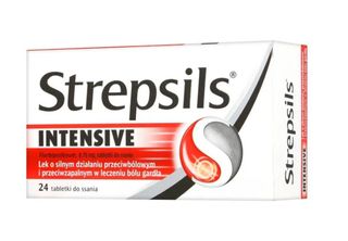 Strepsils Intensive 8,75 mg 24 tabletek