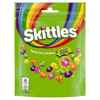 Skittles Crazy Sours Cukierki do żucia 152 g