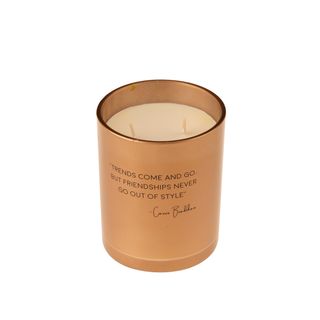 Candela profumata in bicchiere di vetro oro - Charming