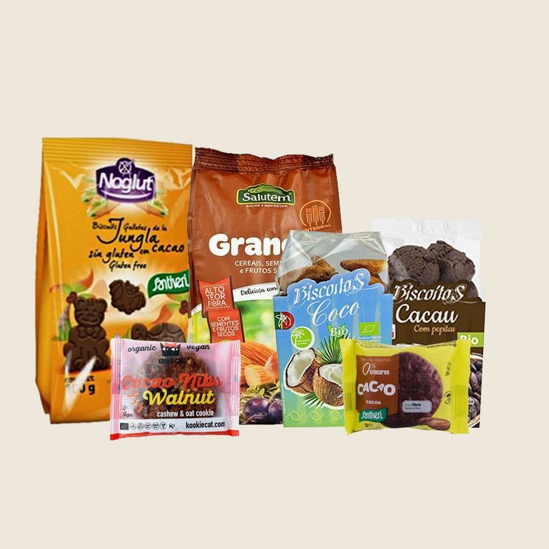 Biscoitos, bolachas e Cereais