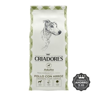 Criadores Adulto Pollo Y Arroz Pienso Para Perros De Raza Mediana 15Kg