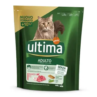 Ultima cat manzo riso 440g