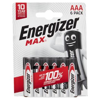 Energizer Max AAA Mini Stilo 6 pz