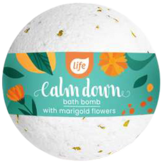 Life Kula do kąpieli z płatkami nagietka