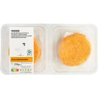 Hamburguesa De Pollo-Zanahoria Eroski, 4 Uds., Bandeja 316 G (19358613)