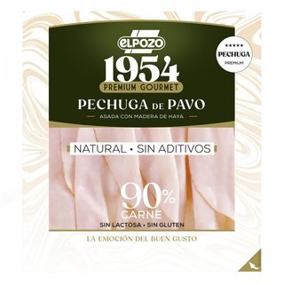 Pechuga Pavo Natural Sin Aditivos Legado El Pozo 120 Gr.