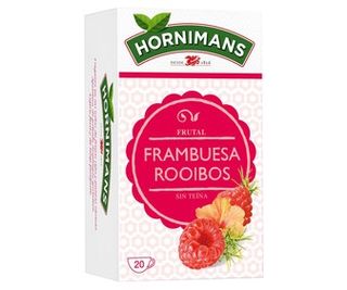 Infusión de Frambuesa Rooibos sin Teína Hornimans 20 Uds. 30 Gr,
