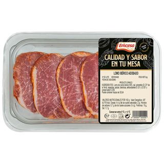 Cinta De Lomo Iberica Adobada Filetes Emcesa 200 Gr