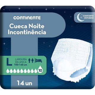 Cuecas Incontinência Noite L Continente (emb. 14 un)